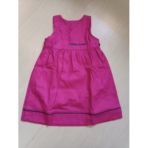 Vestido Rosa em Algodão